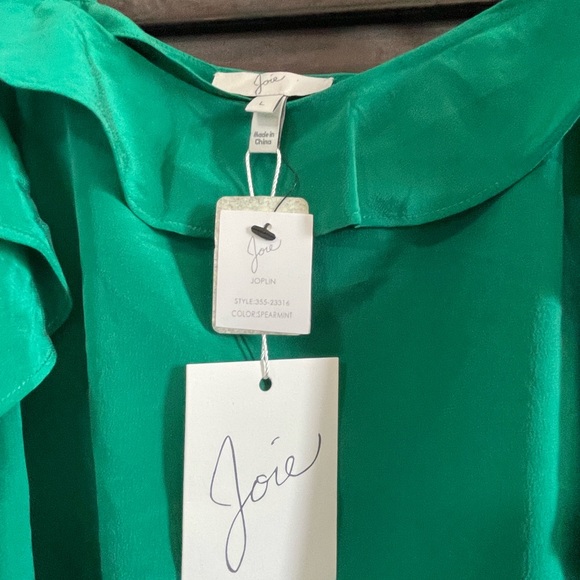 NWT Joie Joplin Silk top - Large - Picture 3 of 3
